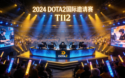 DOTA2国际邀请赛TI比赛场景画面