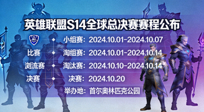 英雄联盟S14全球总决赛赛程公布新闻配图